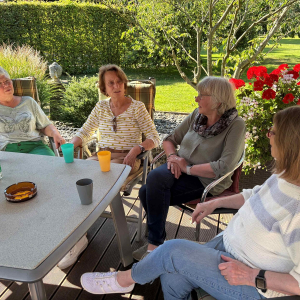 Gemeinsames Grillen vom Besucherdienst